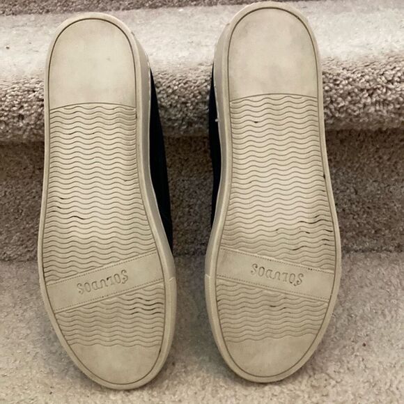 Soludos Women's Navy Velvet Llama Shoes Embroidered Slip On Sneakers Size 7‎ - Picture 5 of 7